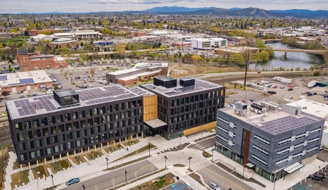 Aerial view of South Landing EcoDistrict