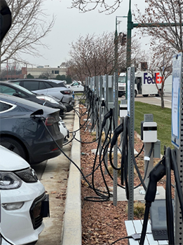 New Lite-On Level-2 EV Fleet Charging Area A of RMP Headquarters